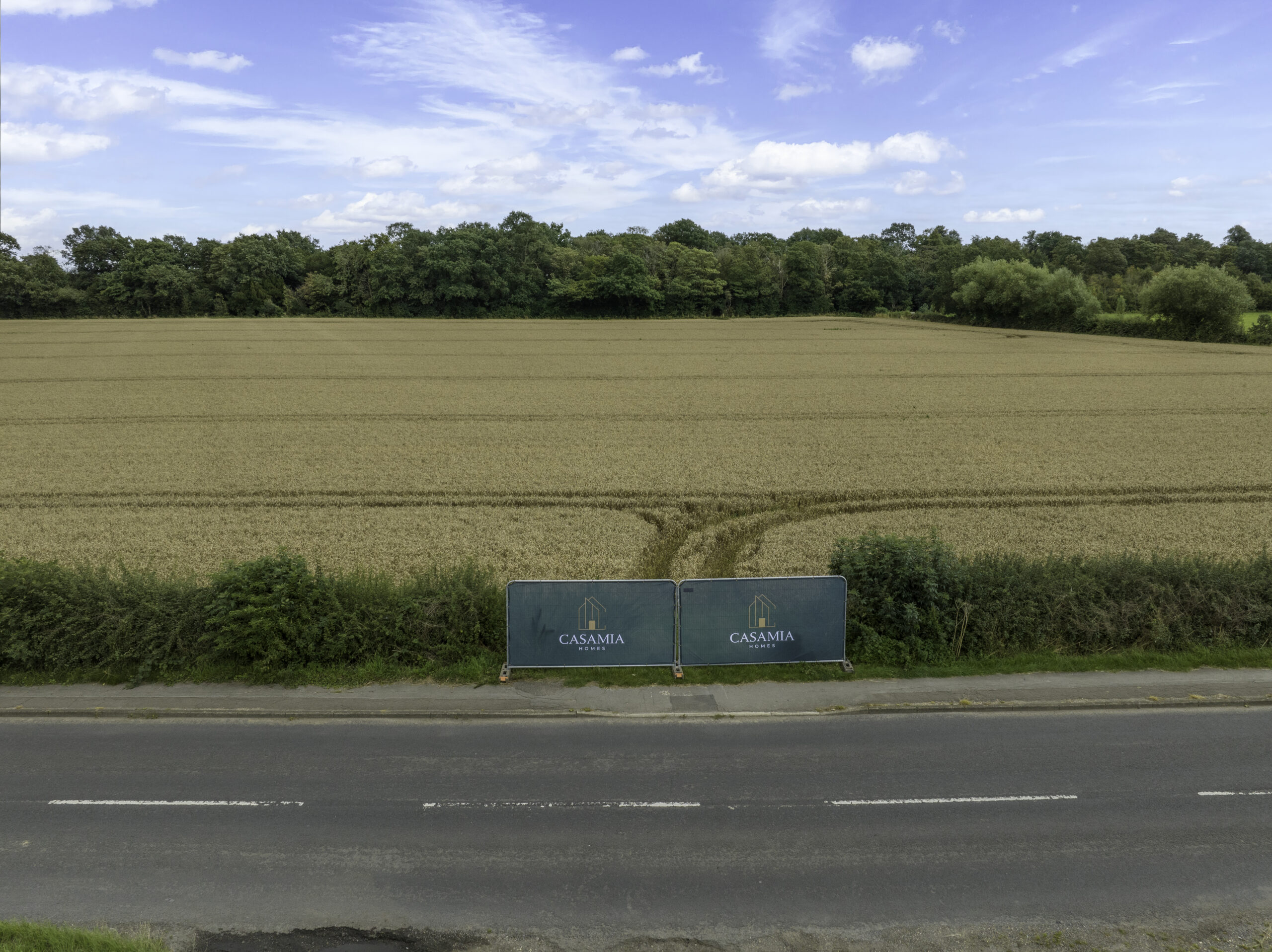 Casamia Homes land and planning, signage for latest development project